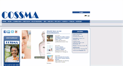 Desktop Screenshot of cossma.com