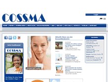 Tablet Screenshot of cossma.com